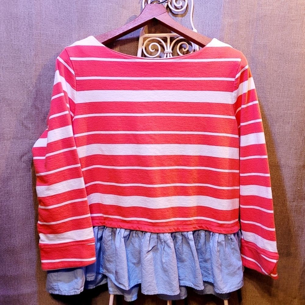 Crown & Ivy Orange Striped